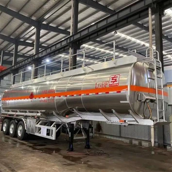 Semiremorcă transport ulei din aliaj de aluminiu